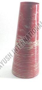 Red Printed Iron Flower Vase