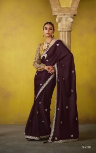 Ladies Elegant Glass Organza Saree