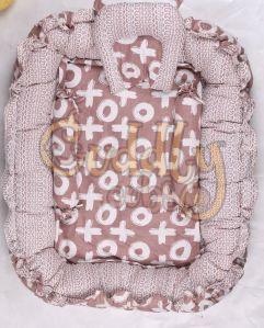 Baby Cocoa Crisscross Comfort Cotton Mattress with Pillow