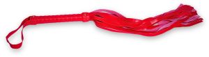 Red Leather Bdsm Flogger