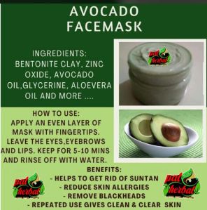 Herbal Avocado Face Mask