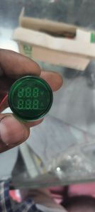 Ampere Meter Green LED Indicator Light