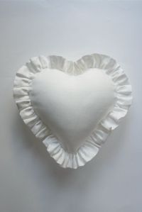 Plain Heart Shaped Cushion