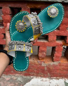 Jewel Kohlapuri Slipper