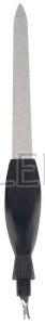 GB-3043 Stainless Steel Nail Filer with Cuticle Trimmer