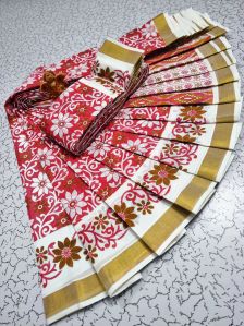 Kerala Cotton Saree