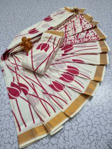 Kerala Cotton Saree