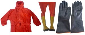 Chemical Suit Full Body PVC Protective Suit for Chemical Resistance