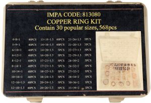Copper Ring Kit / Copper Washer Kit Impa 813080