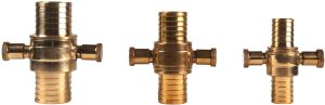 Gun Metal (Brass) Fire Hose Coupling &ndash; Instantaneous / John Morries Type