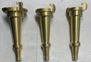 Gun Metal (Brass) Nakajima Fire Hose Jet Nozzle &ndash; Single Jet Type