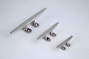 Low Silhouette Cleat &ndash; Stainless Steel Marine Mooring Solution with Sleek, Low-Profile Design
