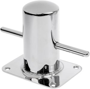 Stainless Steel Cross Bollard (Round Head) Marine-Grade Mooring Fixture for Docks