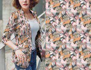 Ladies Printed Blazer