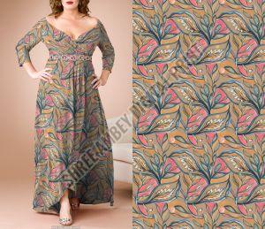 Ladies Printed Long Gown