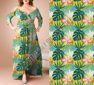 Ladies Printed Long Gown