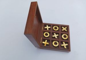 Wooden Tic Tac Toe Game