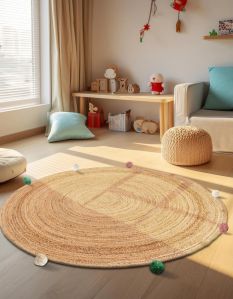 Braided Jute Round Rug