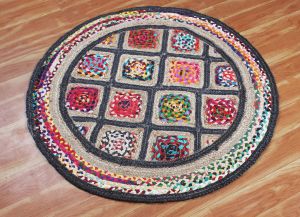 Round Natural Rug