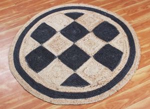 Round Natural Rug