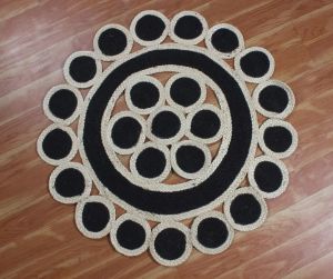 Round Natural Rug