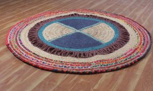 Round Natural Rug