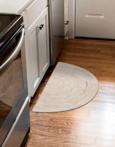 Hand Braided Jute Hearth Rug,indoor Natural Jute