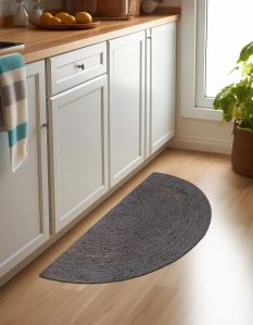 Hand Braided Jute Hearth Rug,indoor Natural Jute