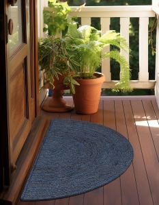Hand Braided Jute Hearth Rug,indoor Natural Jute