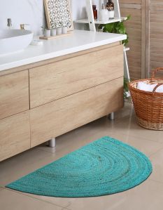 Hand Braided Jute Hearth Rug,indoor Natural Jute