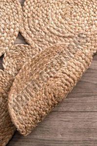 Brown Modern Designer Jute Rug