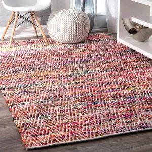 Cotton Multicolor Designer Rug