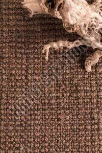 Natural Chocolate  Brown Jute Rug