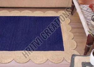 Rectangular Handmade Jute Rug