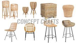 Rattan Garden Table Chair