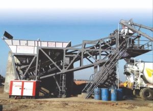 Mild Steel Compact Concrete Batching Plant