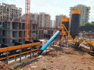 Stationary Inline Concrete Batching Plant