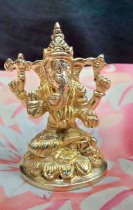 Brass Lord Ganesh Ji Statue