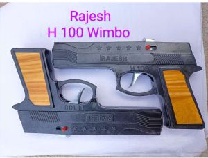 H100 Black Plastic Diwali Cracker Toy Gun