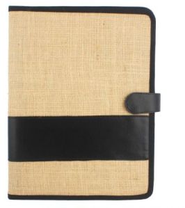 Black Jute File Folder