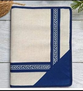 Blue Jute File Folder