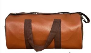 Brown Leather Gym Bag