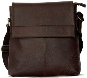 Coffee  PU Leather Shoulder Bag