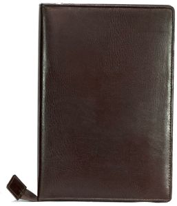 Dark Brown PU Leather File Folder