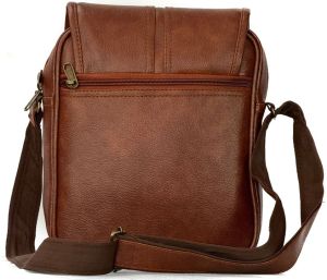 Plain PU Leather Sling Bag