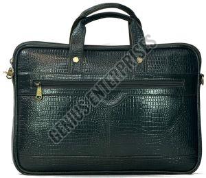 11 X 16 X 2 Inch Leather Laptop Bag
