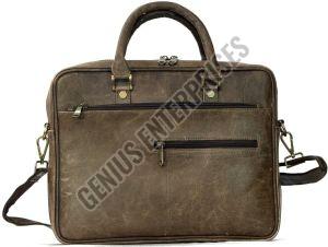 12x16.5x1.5 Inch Leather Laptop Bag