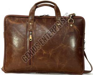 12x16x2.5 Inch Leather Laptop Bag