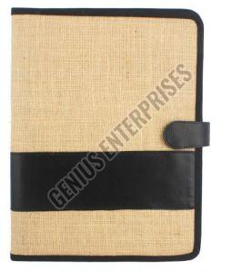 Black Jute File Folder