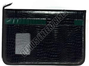 Black PU File Folder